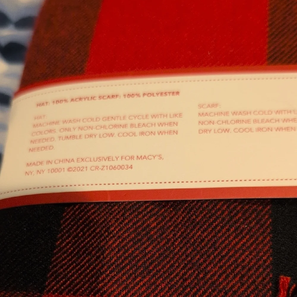 Club Room Men's Scarf/Hat Set